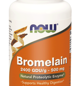 Bromelaina 500mg - 60 kaps. - NOW Foods