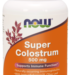 Colostrum Super Colostrum 500mg – 90 Vege kaps. - NOW Foods