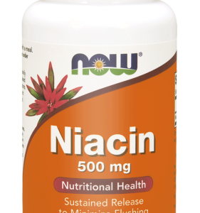 Witamina B3 niacyna 500mg - 100 tabl. - NOW Foods