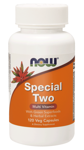 Zestaw witamin i minerałów w kapsułkach Special Two - 120 Vege kaps. - NOW Foods