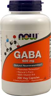 Kwas GABA kwas Gamma-aminomasłowy 500mg – 200 Vege kaps. – NOW Foods