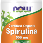 Spirulina organiczna ekstrakt 500mg - 500 tabl. - NOW Foods