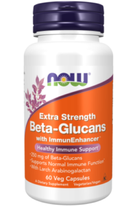 Beta glukan silna dawka 250mg - 60 Vege kaps. - NOW Foods