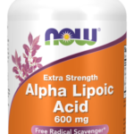 Kwas alfa liponowy EXTRA STRENGTH 600mg - 120 kaps. - NOW Foods