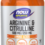 Arginina i cytrulina 500mg i 250mg - 120 Vege kaps. - NOW Foods