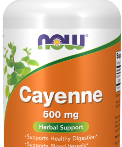 Pieprz cayenne 500mg - 100 Vege kaps. - NOW Foods