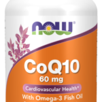 Koenzym Q10 + Omega 3 - 120 żelek - NOW Foods