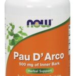 Pau D'Arco w kapsułkach ekstrakt 500mg - 250 Vege kaps. - NOW Foods