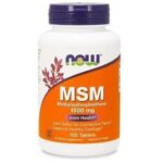 MSM siarka organiczna 1500mg - 200 tabl. - NOW Foods