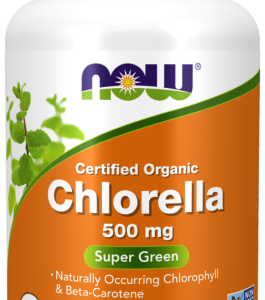 Chlorella organiczna w tabletkach 500mg - 200 tabl. - NOW Foods