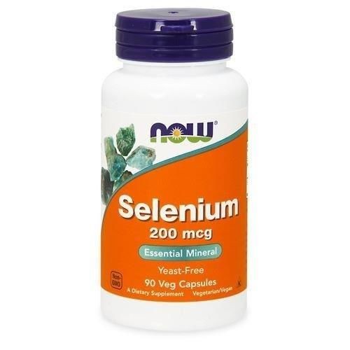 Selen w tabletkach Selenium 200mcg - 90 Vege kaps. - NOW Foods