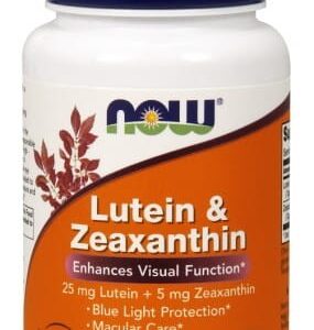 Luteina + zeaksantyna 60 żelek - NOW Foods