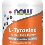 L-tyrozyna L-tyrosine 750mg - 90 Vege kaps. - NOW Foods