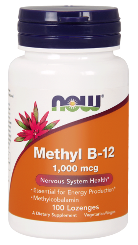 Witamina B12 Metylokobalamina 100mcg - 100 pastylek - NOW Foods