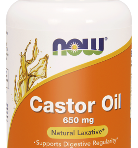 Olej rycynowy - castor oil 650mg - 120 kaps. - NOW Foods