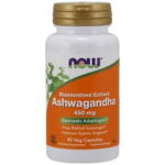 Ashwagandha Ekstrakt 450mg - 90 Vege kaps. - NOW Foods