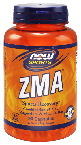 ZMA cynk magnez B6 - 90 kaps. - NOW Foods