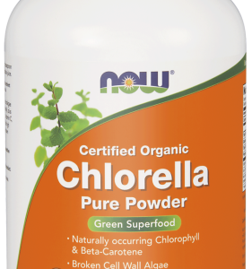 Chlorella organiczna proszek 113g - NOW Foods