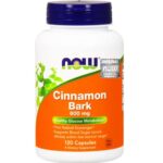 Korzeń cynamonu Cinnamon bark 600mg - 120 kaps. - NOW Foods