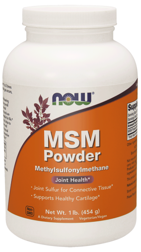 MSM siarka organiczna w proszku - 454g proszek - NOW Foods