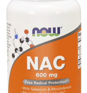 NAC – N-Acetylocysteina 600mg – 100 Vege kaps. - NOW Foods