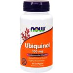 Ubiquinol ubichinol Koenzym Q10 100mg - 60 kaps. - NOW Foods