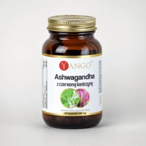 Ashwagandha z czerwoną koniczyną - Yango - 90 kaps.