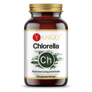 Chlorella Yango - z rozerwanymi ścianami komórkowymi - 90 kapsułek