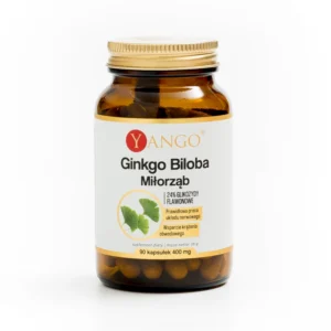 Ginkgo biloba miłorząb japoński ekstrakt - Yango - 90 kaps.