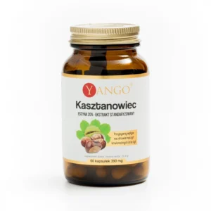 Kasztanowiec ekstrakt 20% escyny - Yango - 60 kaps.