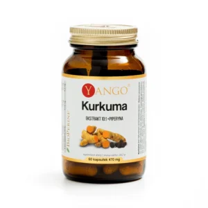 Kurkuma ekstrakt + piperyna - Yango - 60 kaps.