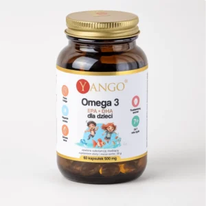 Omega 3 dla dzieci EPA + DHA - Yango - 60 kaps.