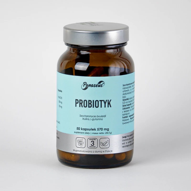 Naturalny Probiotyk Saccharomyces boulardii - Yango - 50 kaps.